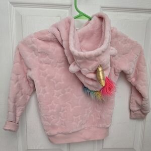 Okie Dokie Soft Pink Fleece Hoodie